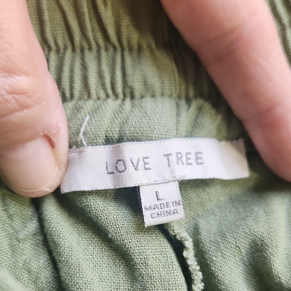 Green Wide-Leg Pants - Picture 2 of 10